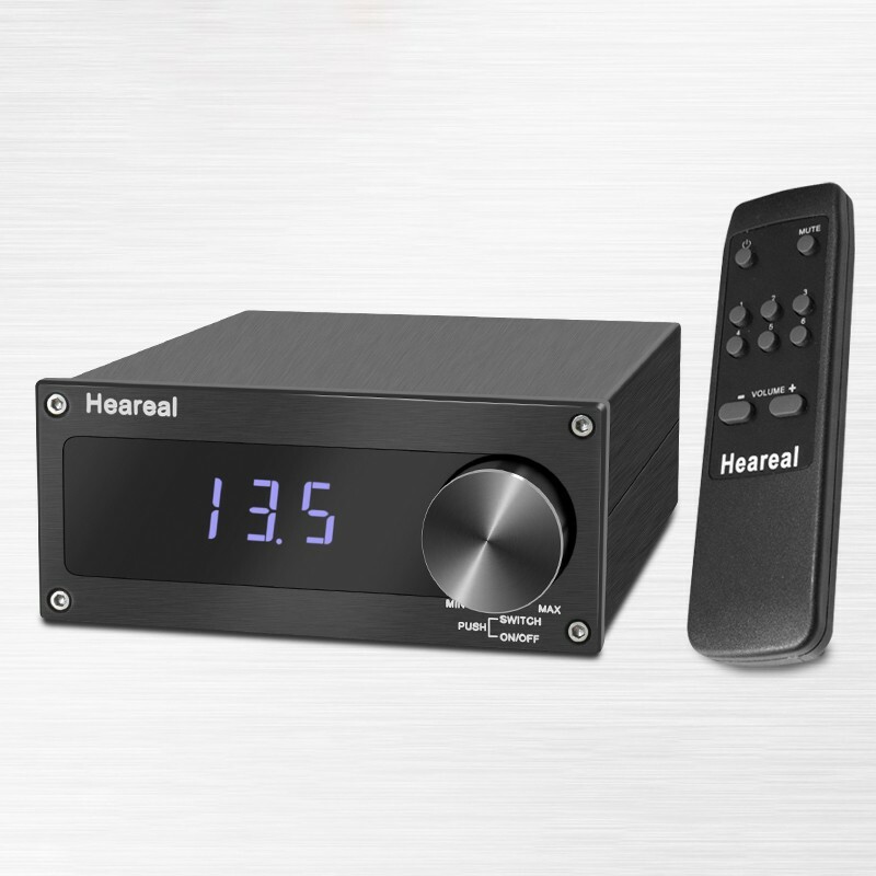 Heareal Z5 Preamplifier Volume Control Preamp Audio Switcher 4 IN 1 OUT 220V