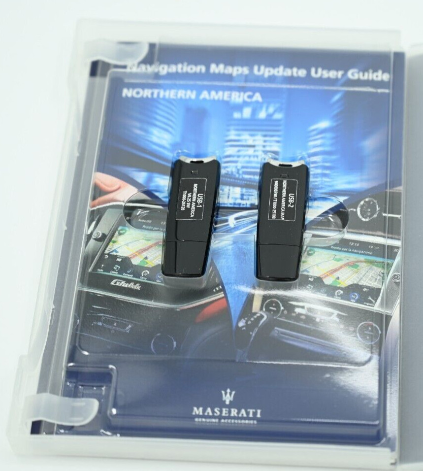 Genuine OEM Maserati Northern America 2017 Navigation Maps Update P/N 940000798