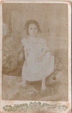 TURKEY OTTOMAN - LITTTEL GIRL CABIN PHOTOGRAPH