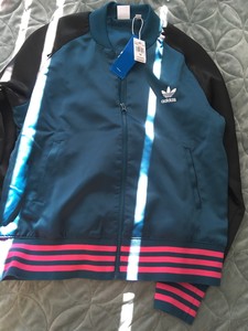 adidas satin bomber jacket