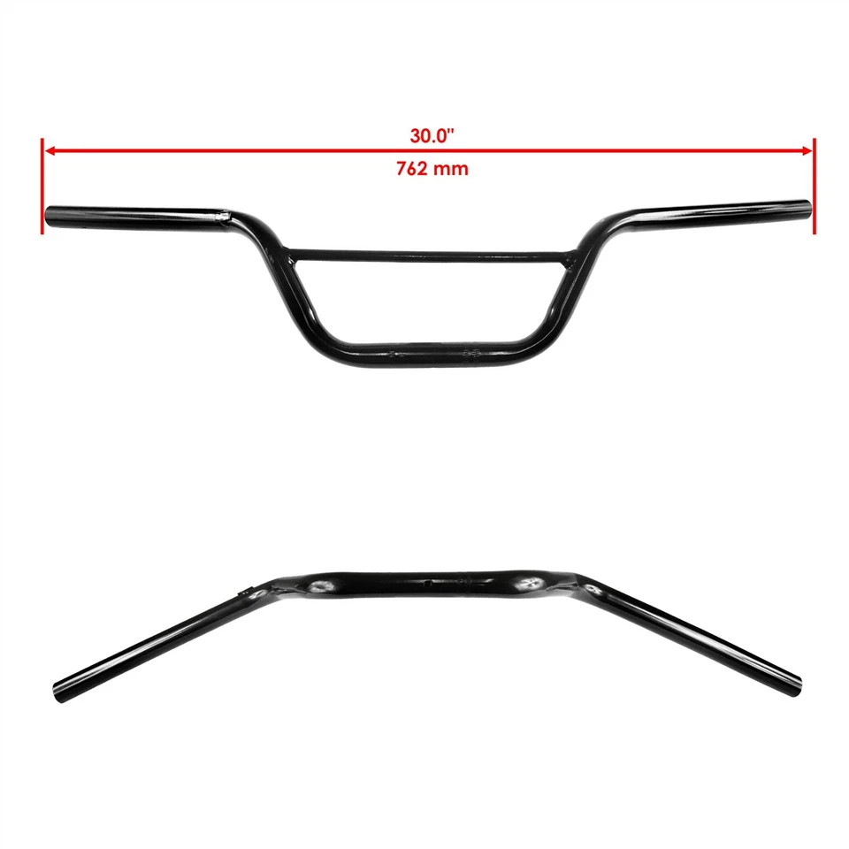 Black Handlebar Handle Bar fits Yamaha 1UY-26111-01-00 1UY-26111-00-00 - Image 2 of 4