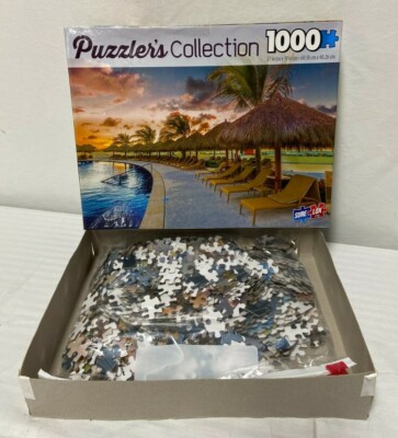 Puzzlers Collection Set Puzzlers Collection Poolside 1000 Piece Jigsaw Puzzle | eBay