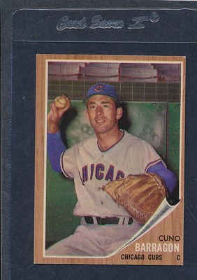 1962 Topps #066 Cuno Barragon Cubs EX 62T66-51016-5