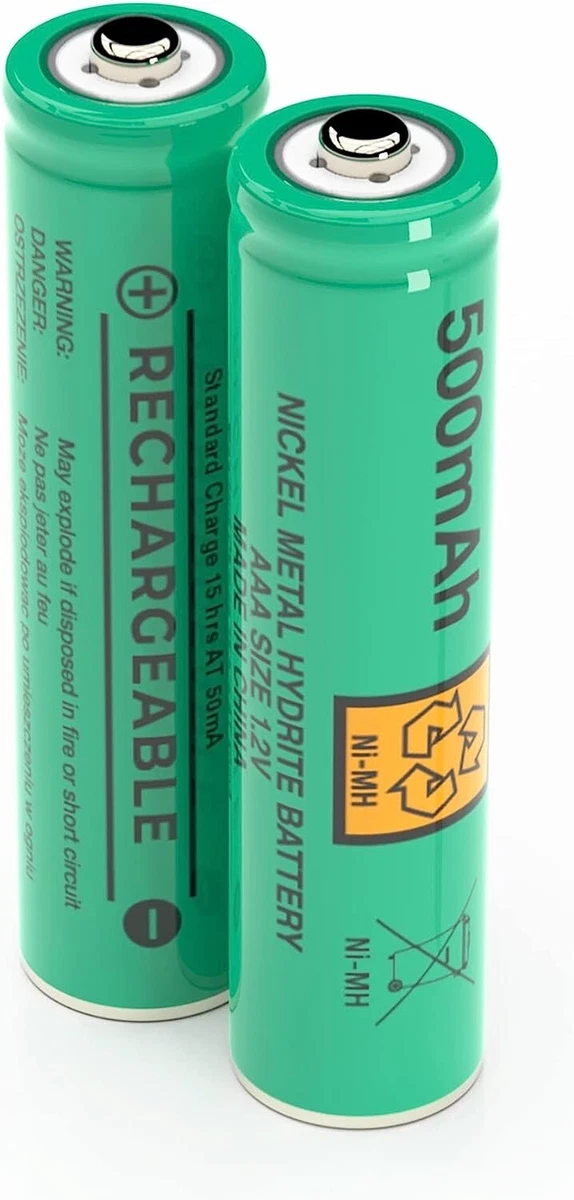 Aaa nimh 1.2 v 500mah deals