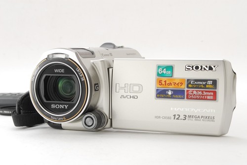 ▶️【N MINT w/Box】 SONY HDR-CX560V Handycam Camcorder Silver From Japan - Picture 2 of 9