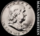 1955 Franklin Half- Full Bell Lines- Choice Gem Brilliant Uncirculated #J1064