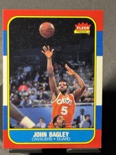 1986/1987 Fleer Basketball #5 John Bagley 86/87 Set Break RC Rookie Card