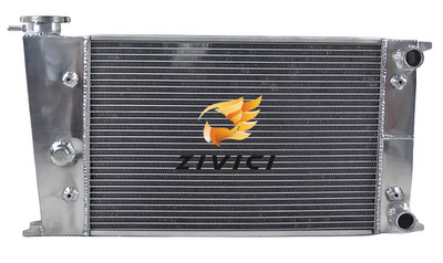 Heavy Duty 2 Rows Aluminum Radiator Fit VW Scirocco Golf MK1 GTI 84-91 1.6 1.8L