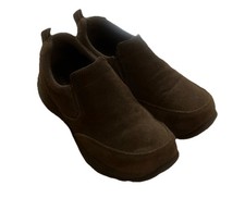 Women  s 8.5M LL Bean Comfort Moc Slip On Suede Casual Shoes Loafers Brown 254547