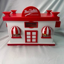 Mrs Fields Baking Factory Electric Toy Oven Red White Vintage TESTED WORKS