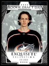 2022-23 Exquisite Collection Rookie Draft Day Kent Johnson Rookie 221/349