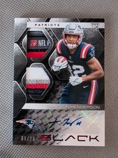 2025 Panini Black - Rookie Laundry ticket TreVeyon Henderson  /20 (AU, MEM, RC)