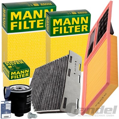 MANN FILTERSET INSPEKTIONSPAKET für 1.4+16V VW GOLF 5 6 CADDY 3 SKODA OCTAVIA 2
