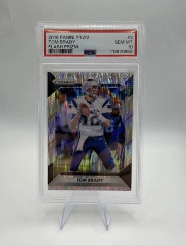 Tom Brady Prizm Flash PSA 10 Gem Mint