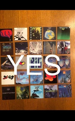 Yes FRIDGE MAGNETS  huge set progressive rock classic music gift idea