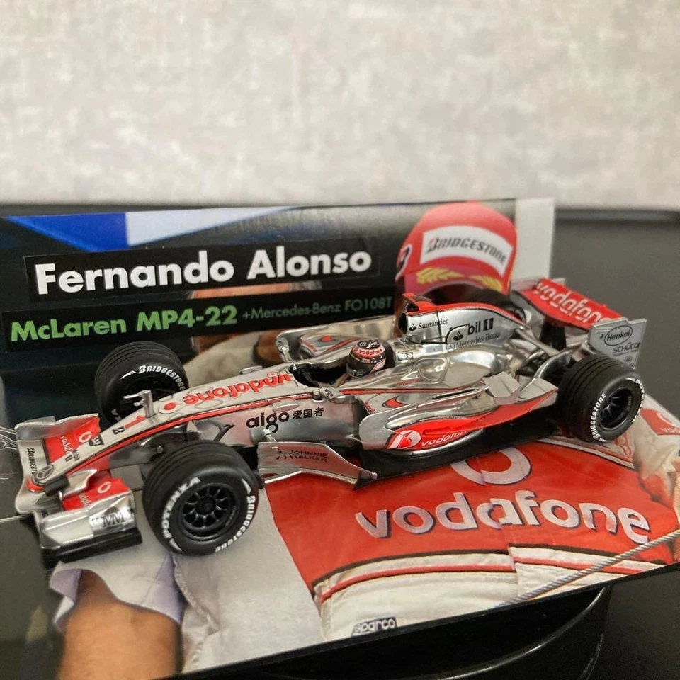 Minichamps McLaren MP4/22 F1 Fernando Alonso échelle 1/43 Model Car - Photo 3/4