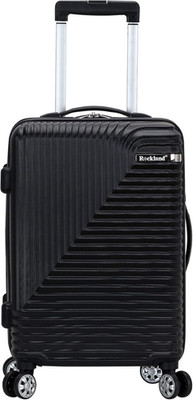 Star Trail Hardside 20'' Expandable Spinner Wheel Carry-On Luggage, Black