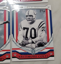 Topps NFL Military Service Heroes Card Lot (6) Donovan Van Brocklin Marchetti B…