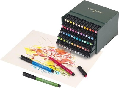 Faber-Castell Pitt Artist Brush Pens 60 Pack Multicolor -No Outer Box