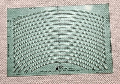 Vintage ~ Valto Arc System ~ V-011 ~ Architect Engineer Drawing Deflection Scale