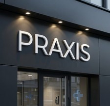 Premium 3D Werbeschrift - Individuelle Logos Buchstaben - Ihr Wunschtext Logo