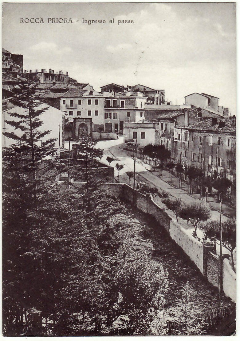 ROCCA PRIORA - ROMA - INGRESSO AL PAESE - VIAGG. -25746