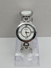 Haurex Italy My Life XA349DW1 White Ceramic Roman Dial Ladies Watch New Battery