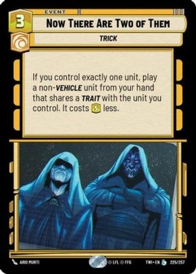 1 x Now There Are Two of Them - Twilight of the Republic - NM-Mint - Star Wars U
