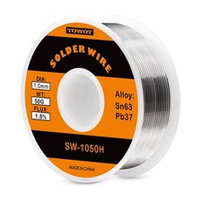 63-37 High Purity Tin Lead Rosin Core Solder Wire for Electrical Soldering, C...