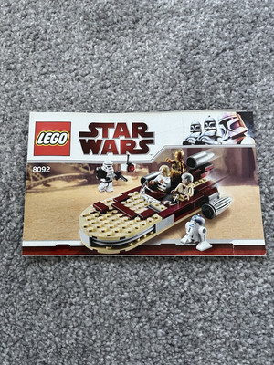 Lego Star Wars Luke Skywalker Landspeeder 8092 Instructions