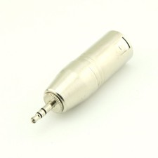 1pcs Stereo 3.5mm Mini Male TRS to XLR 3 Pin Male Microphone MIC Audio Adapter