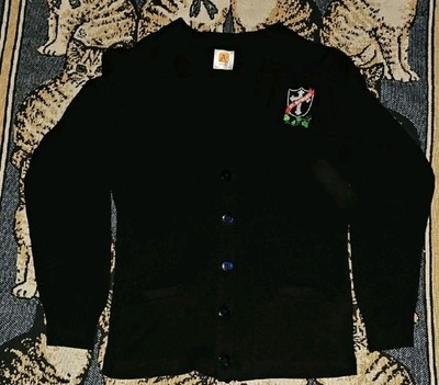 Acrylic Cardigan Boys 8/9 St Edward Button-down V Neck Unisex 