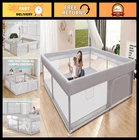 Baby Playpen 50x50 Inch, Indoor & Outdoor Toddler Play Yard with Breathable Mesh