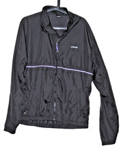 VTG Hind Windbreaker Jacket Mens M Black Refl...