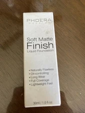 Phoera Silky Full Coverage Liquid Foundation  #105 Sand, 30ml
