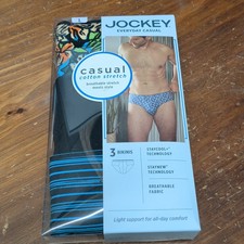 Bikini Jockey Everyday casual cotone elasticizzato confezione da 3 pezzi - taglia large