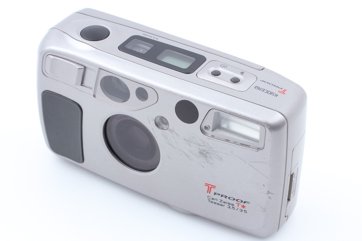 N MINT w/ Case] Kyocera T Proof Yashica T4 Super T5 35mm Film