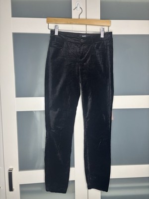 PAIGE Verdugo Skinny Jeans Ankle schwarz Samt Größe 26 Stretch
