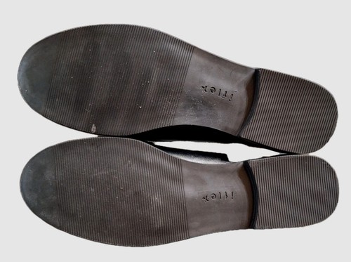 Anne Klein iflex AKNOA Loafer Black Faux Leather Lion Logo Women's 8 M - Picture 11 of 11