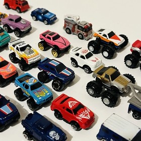 Micro Machines 38 Vehicle Lot Monster Trucks Transformers 4x4 Police Fire Galoob