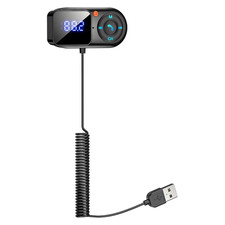 FM Transmitter 3.5mm AUX Bluetooth Car MP3 Player USB Handsfree Display QC3.0