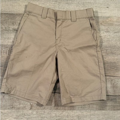 Dickies Relaxed Fit Flex Khaki Chino Shorts Tan WR852DS Mens 30