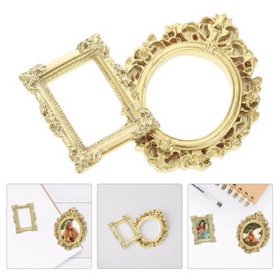 10 Pcs Dollhouse Elegant Embellishments Jewelry Display Picture Frames