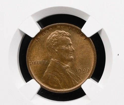 1909 Lincoln Wheat Cent NGC MS65 RB Red Brown -  96991