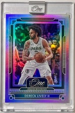 2024-25 Panini One And One Dereck Lively II #34 Purple Dallas Mavericks /25