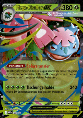 Mega-Bisaflor-ex MEP Black Star Promos 013 5ban Graphics