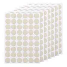 7 PCS Self-Adhesive Screw Hole Sticker 0.83" Beige Screw Hole Cover