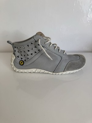 Joe Nimble cheerToes Barfußschuhe Leder Grau Gr. 37 UK 4.5 