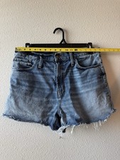 Madewell The Perfect Jean Shorts Distressed Womens Size 31 Raw Hem NWOT