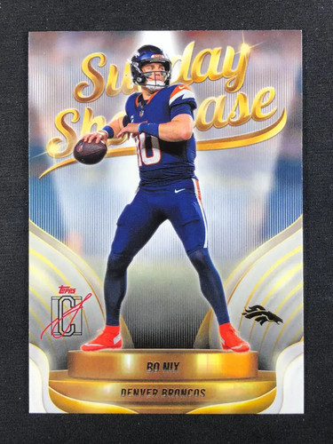2025 Topps Signature Class Sunday Showcase #SS-15 Bo Nix Broncos YT92